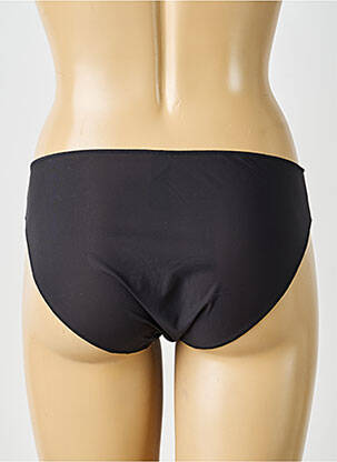 Chilot efect material satinat negru IMPLICITE femeie
