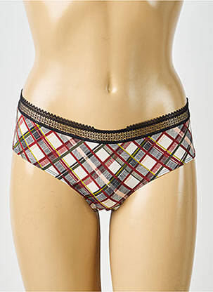 Shorty efect material satinat negru PASSIONATA femeie