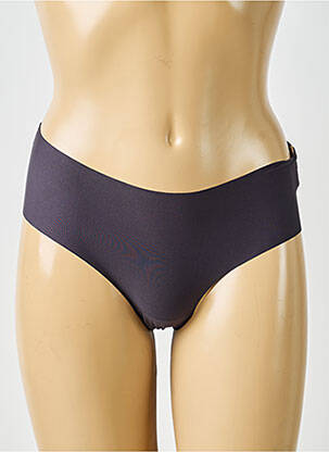 Chilot efect material satinat gri SIMONE PERELE femeie