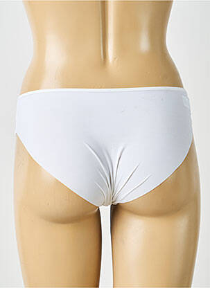 Chilot efect material satinat alb SIMONE PERELE femeie