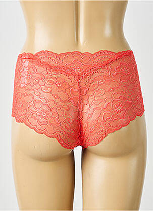 Shorty efect material satinat portocalie PASSIONATA femeie