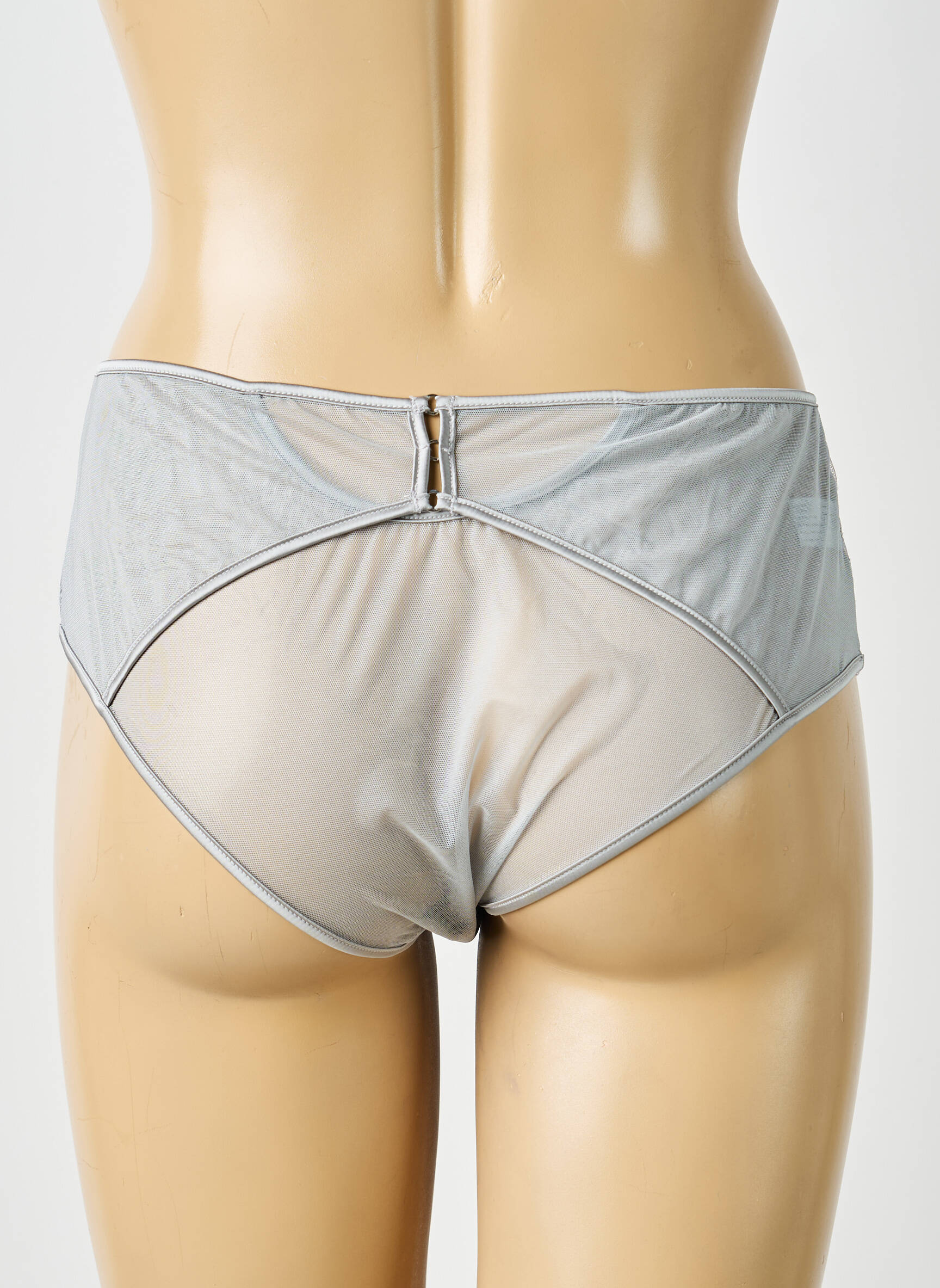 Chilot efect material satinat gri SIMONE PERELE femeie