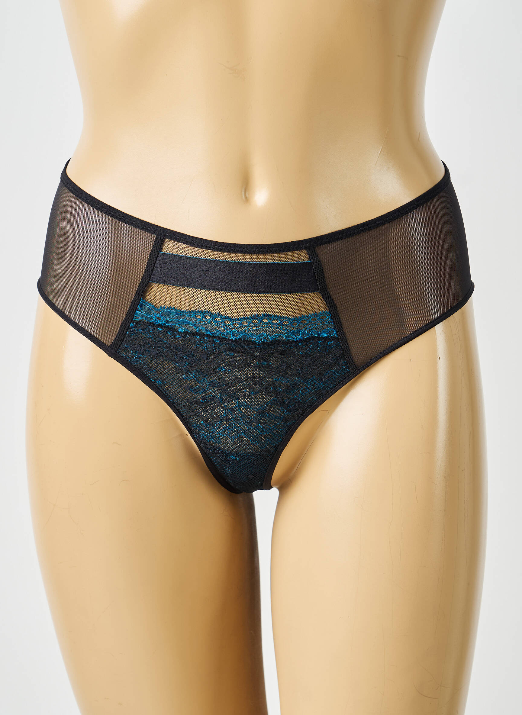Tanga broderie negru PASSIONATA femeie