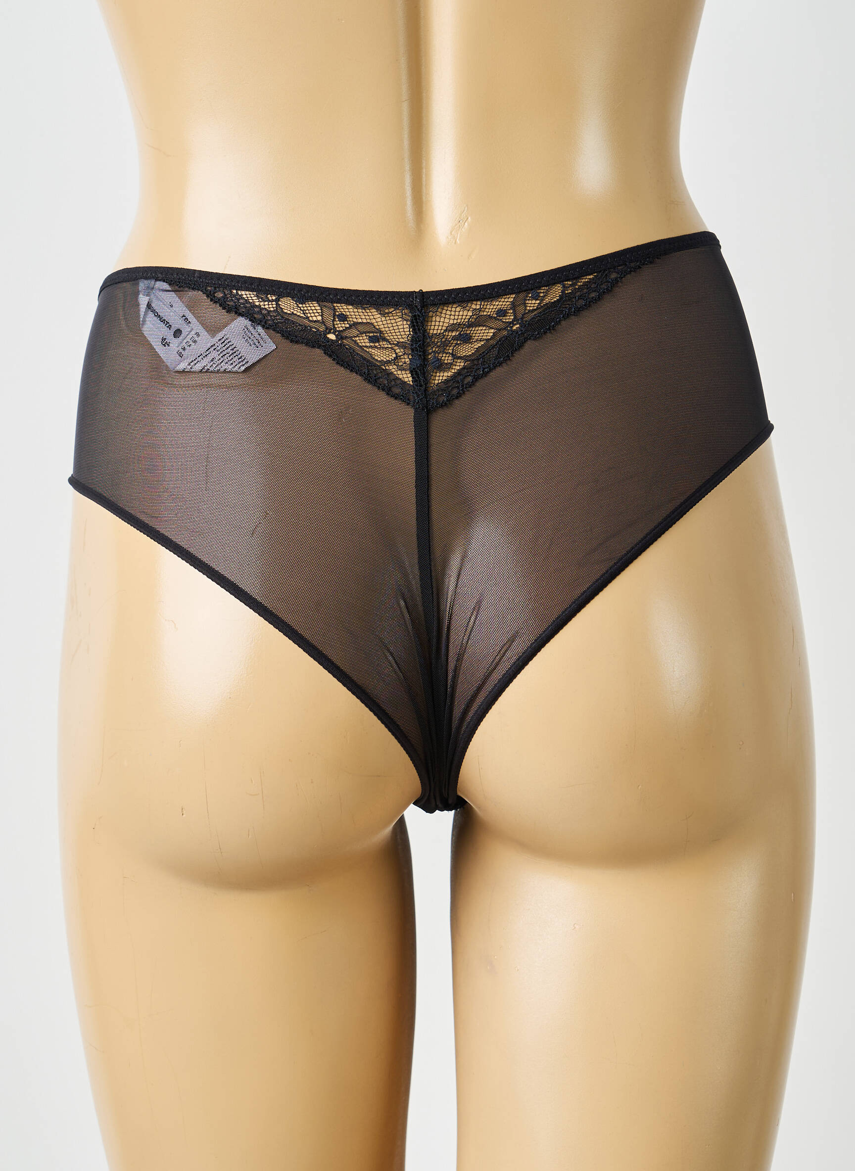 Tanga broderie negru PASSIONATA femeie