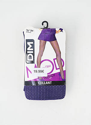 Colanți imprimeu fantezie violet DIM femeie