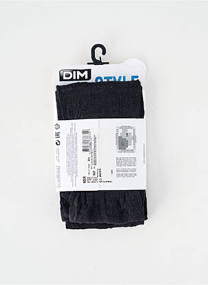 Colanți imprimeu fantezie negru DIM femeie