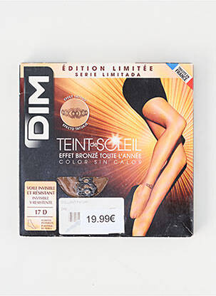 Colanți elasticitate bej DIM femeie
