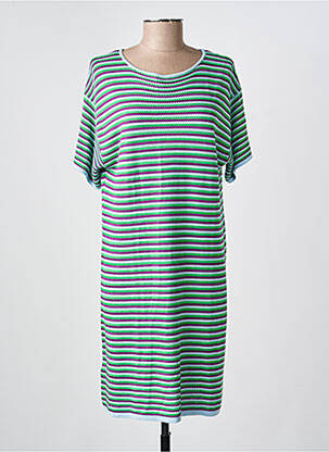 Rochie midi mâneci scurte mâneci scurte verde SURKANA femeie