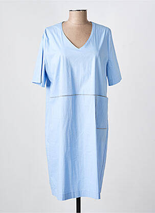 Rochie midi mâneci scurte mâneci scurte albastru TUZZI femeie
