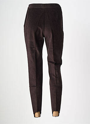 Pantalon slim elasticitate mărime normală maro LUCCHINI femeie