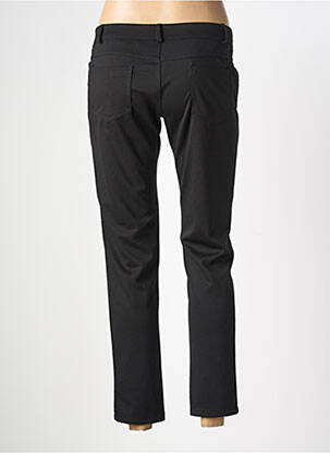Pantalon 7/8 elasticitate mărime normală negru KALAÏS femeie