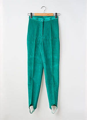 Pantalon slim elasticitate mărime normală verde LUCCHINI femeie