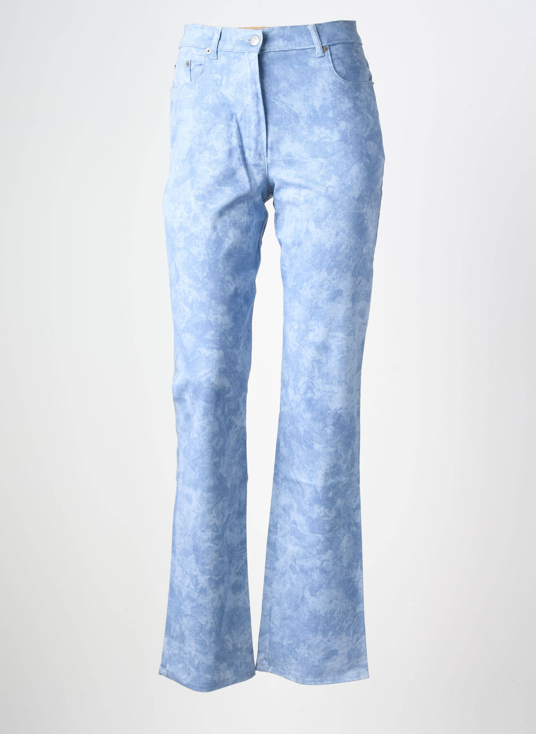Pantalon drept elasticitate mărime normală albastru LUCCHINI femeie