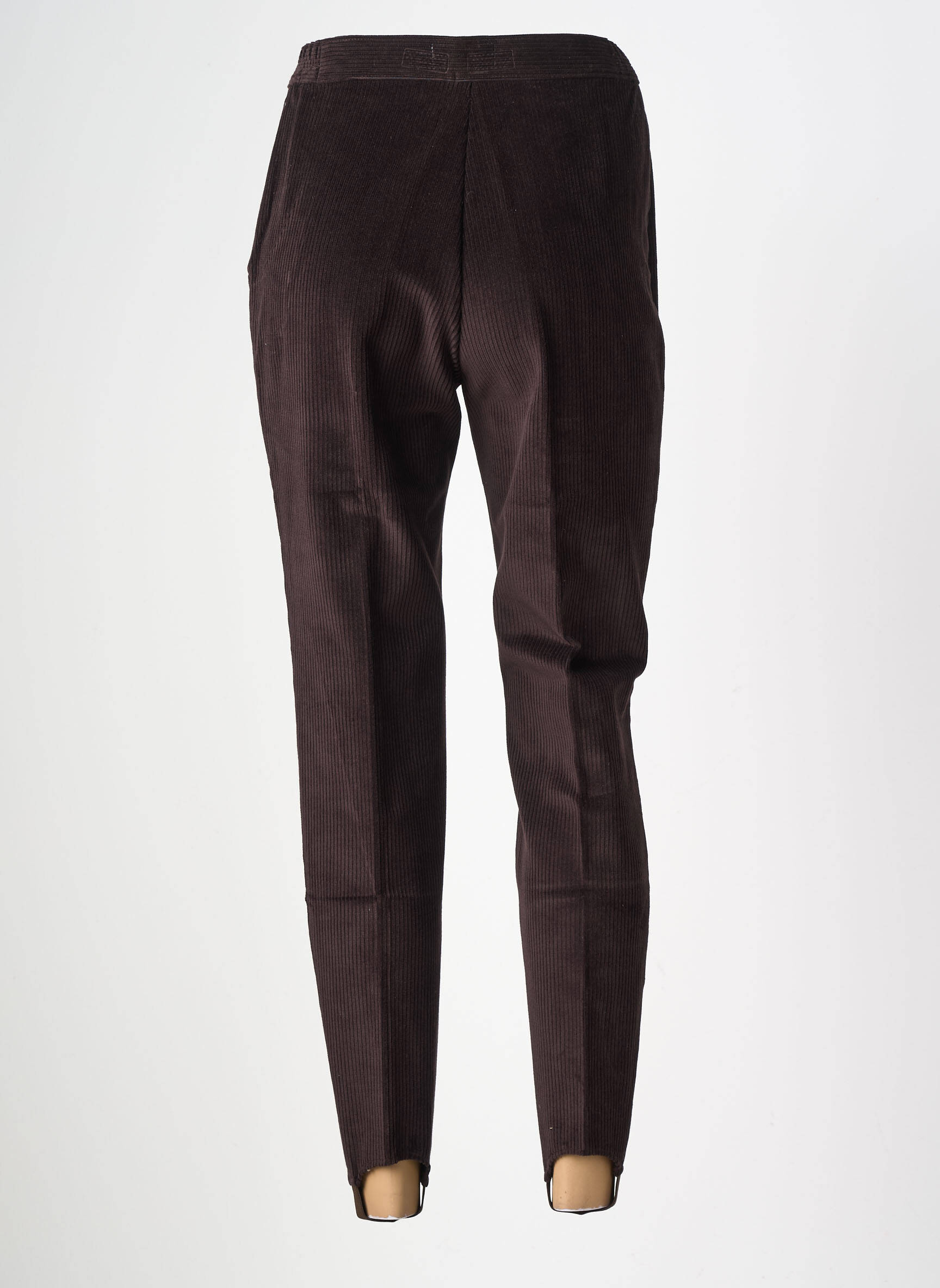 Pantalon slim elasticitate mărime normală maro LUCCHINI femeie