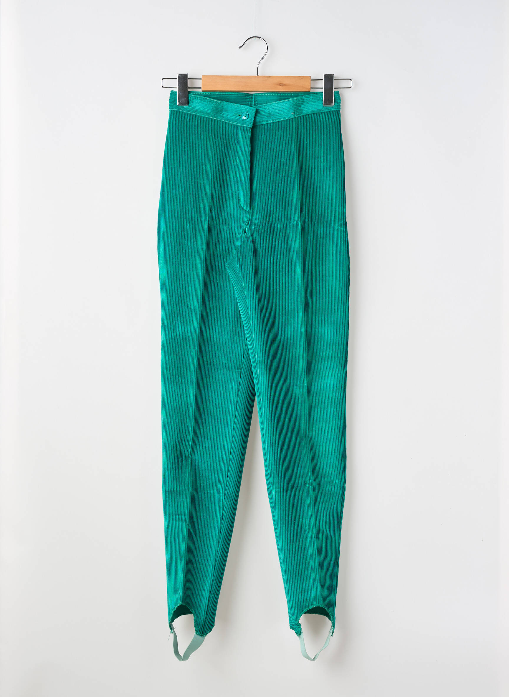 Pantalon slim elasticitate mărime normală verde LUCCHINI femeie