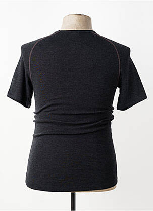 Tricou croială cambrată mâneci scurte negru CON-TA bărbat