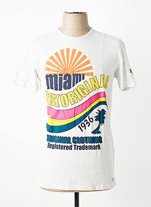 Tricou elasticitate mâneci scurte gri CBK bărbat
