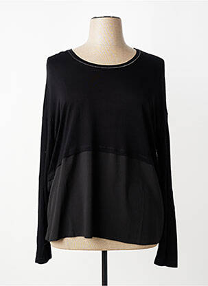 Top mâneci lungi mâneci lungi negru CONCEPT K femeie