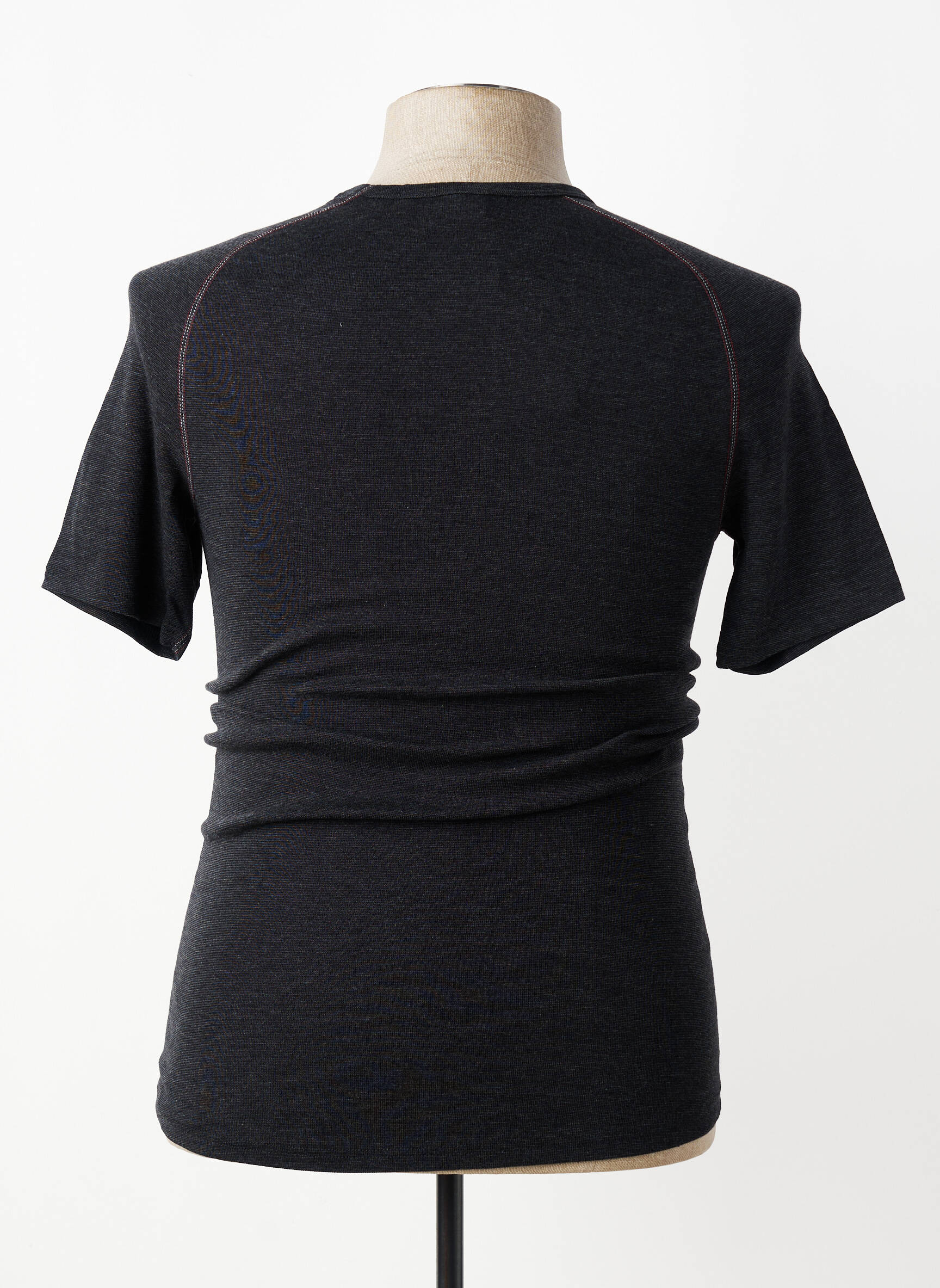 Tricou croială cambrată mâneci scurte negru CON-TA bărbat