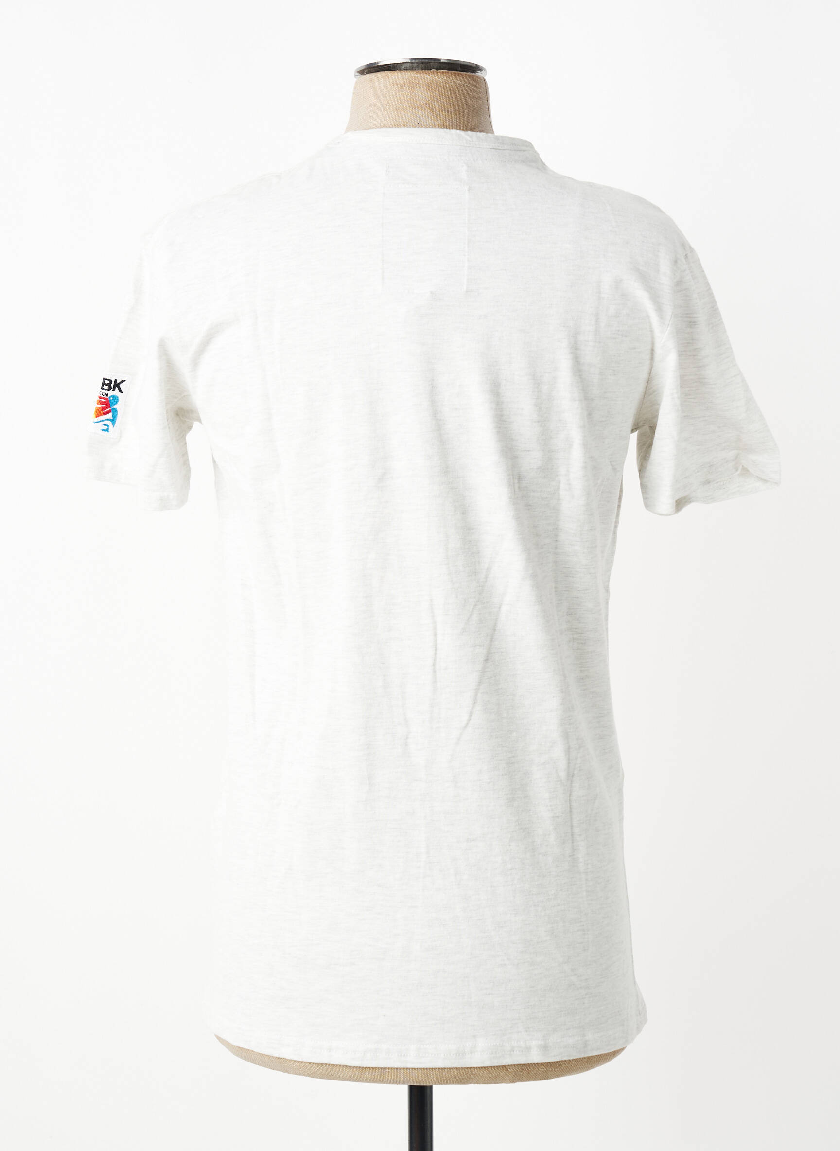 Tricou elasticitate mâneci scurte gri CBK bărbat