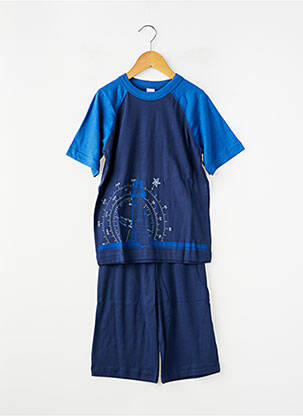 Pijamale scurte albastru PETIT BATEAU băiat