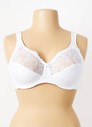 Sutien broderie sutien cupe întregi cu decolteu înalt alb TRIUMPH femeie