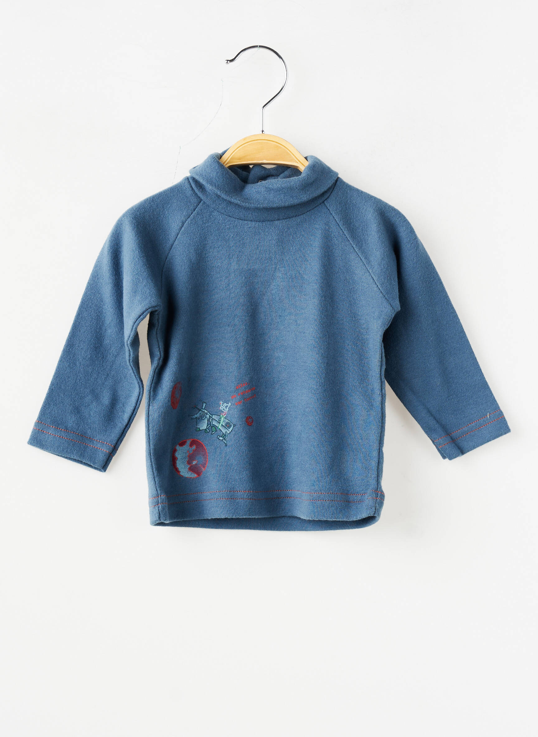 Maletă croială dreaptă mâneci lungi albastru PETIT BATEAU băiat