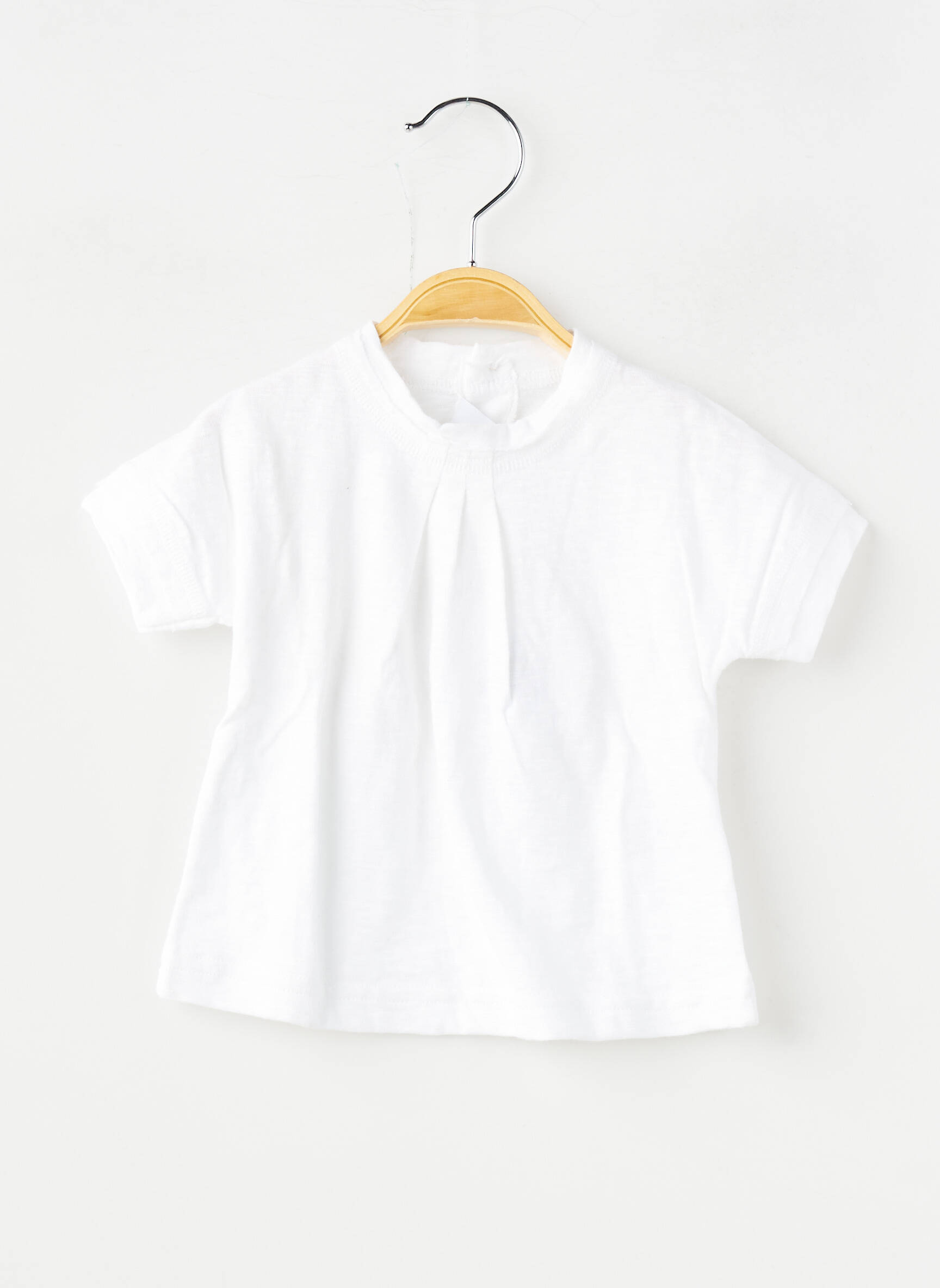 Tricou elasticitate mâneci scurte alb PETIT BATEAU băiat