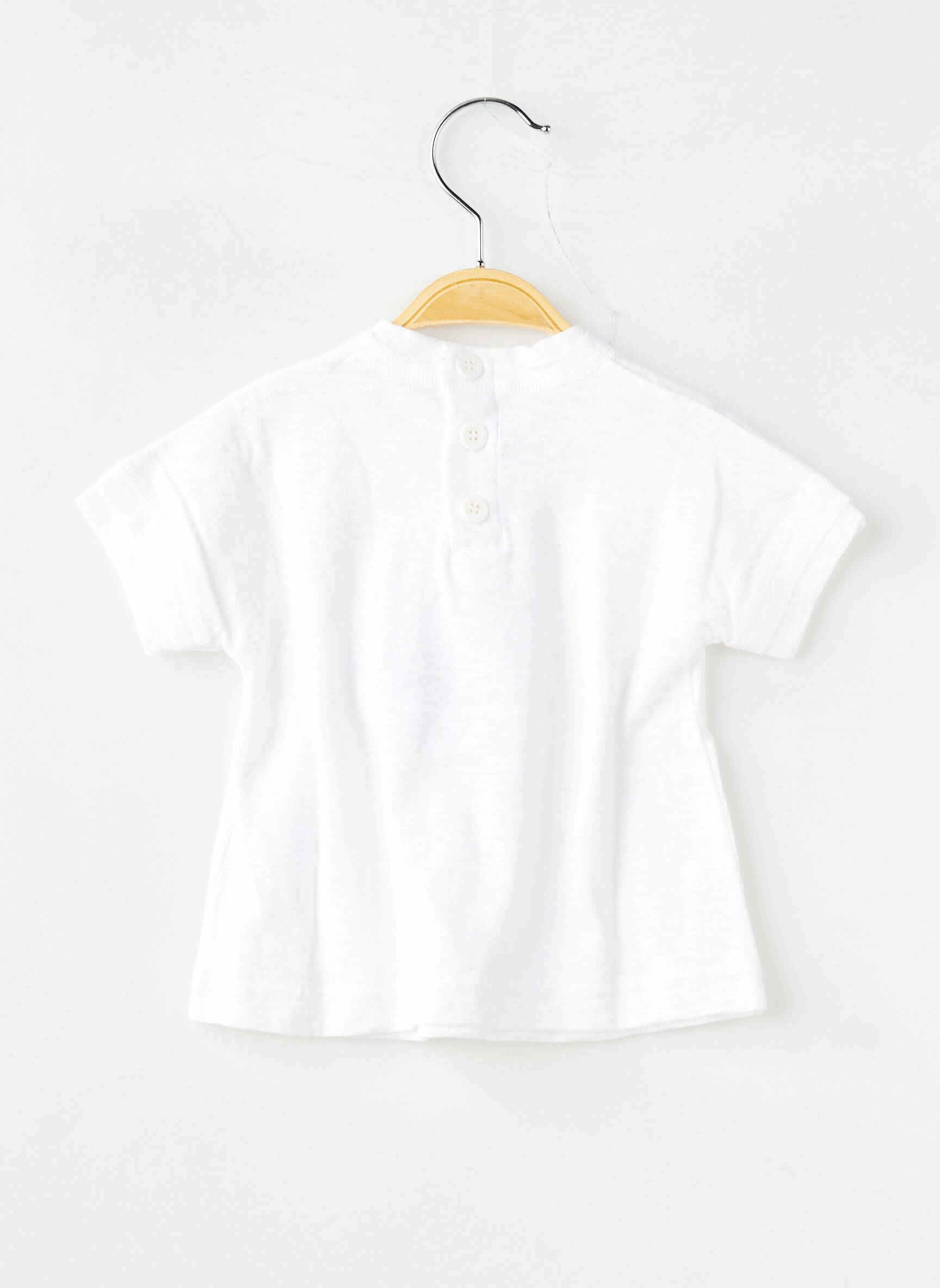 Tricou elasticitate mâneci scurte alb PETIT BATEAU băiat