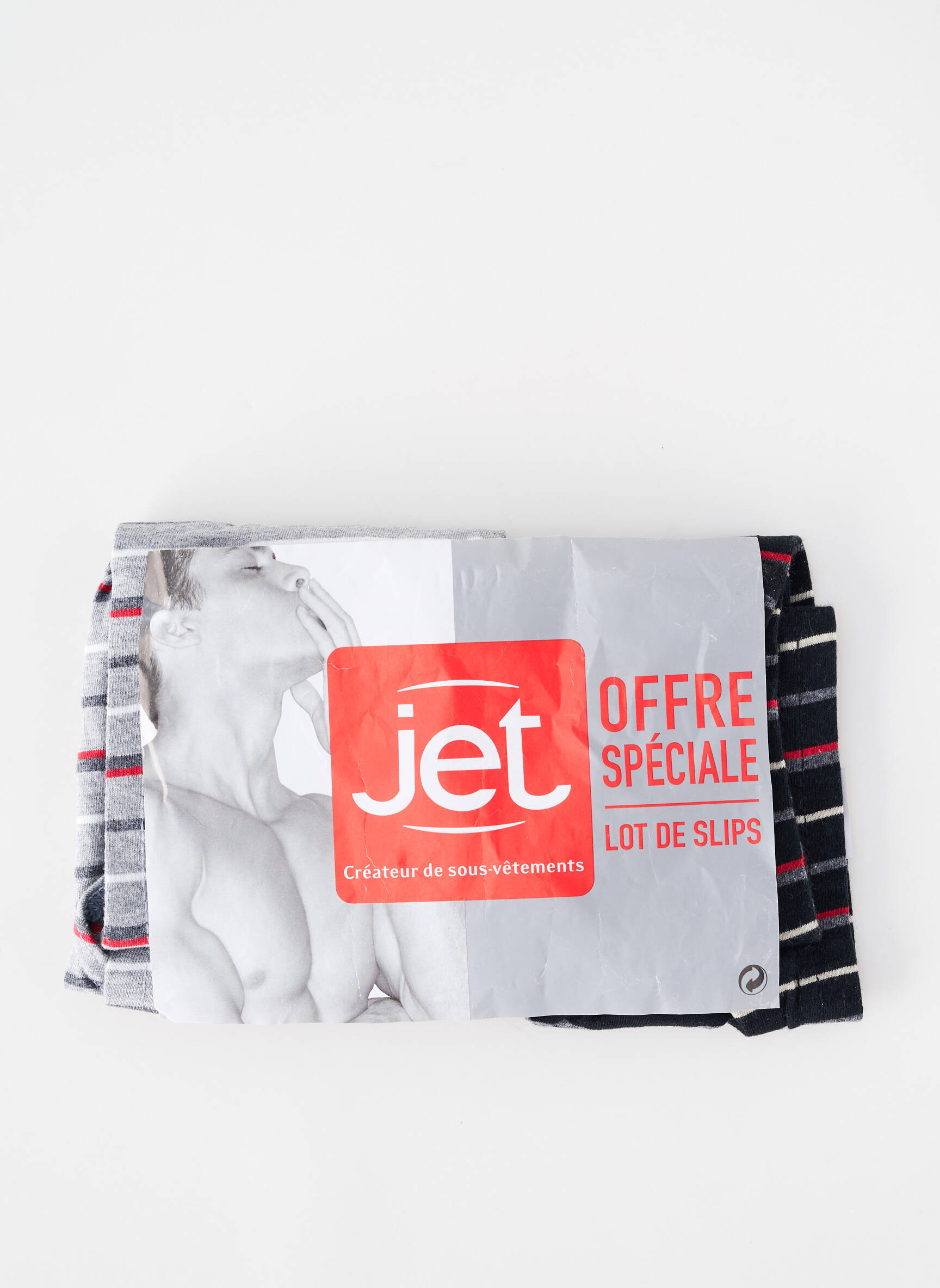 Chilot imprimeu dungi negru JET bărbat