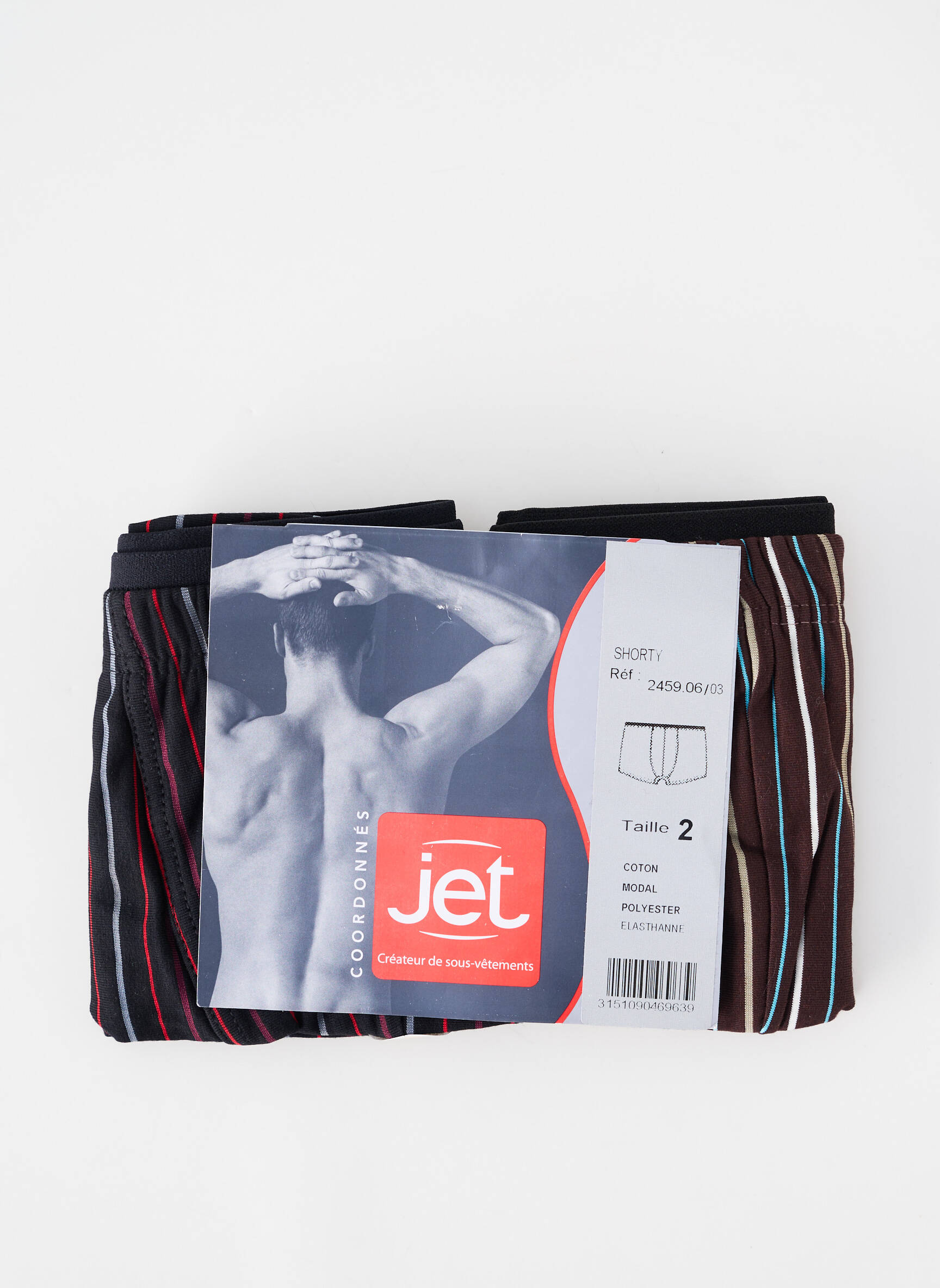Boxer elasticitate negru JET bărbat