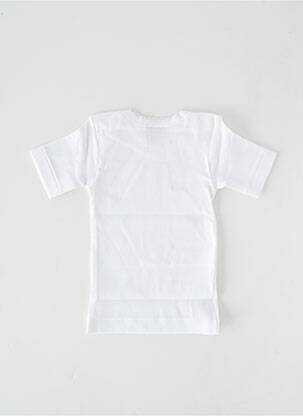 Tricou elasticitate mâneci scurte alb PETIT BATEAU copil