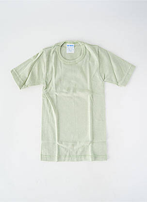 Tricou elasticitate mâneci scurte verde ACHEL băiat