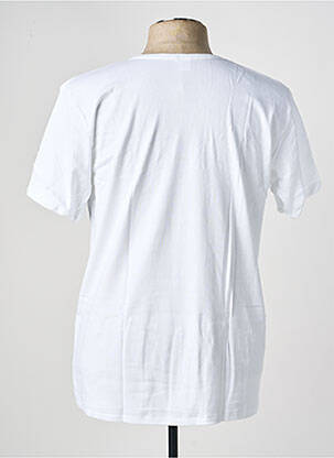 Tricou elasticitate mâneci scurte alb ACHEL bărbat
