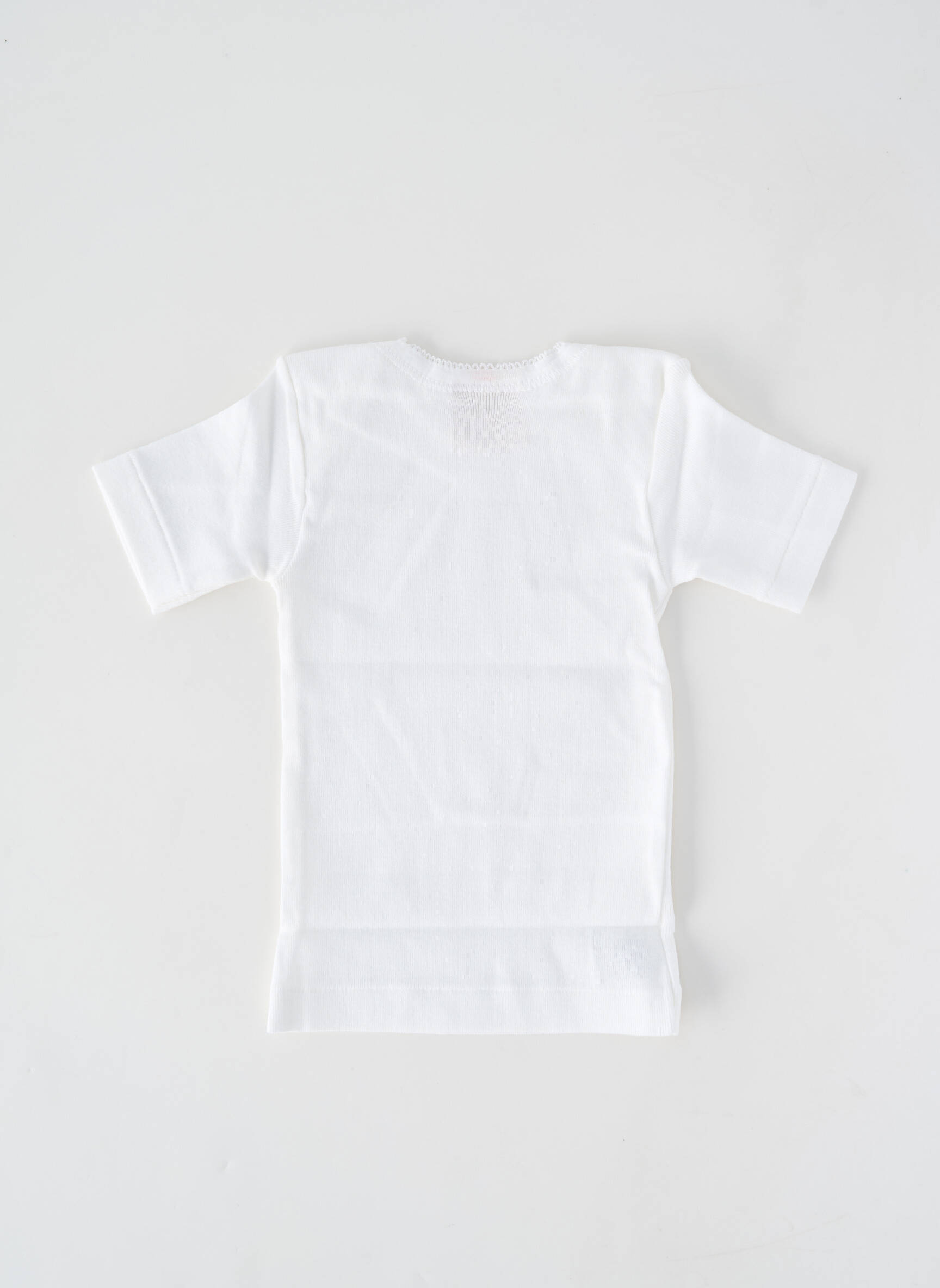 Tricou elasticitate mâneci scurte alb PETIT BATEAU copil