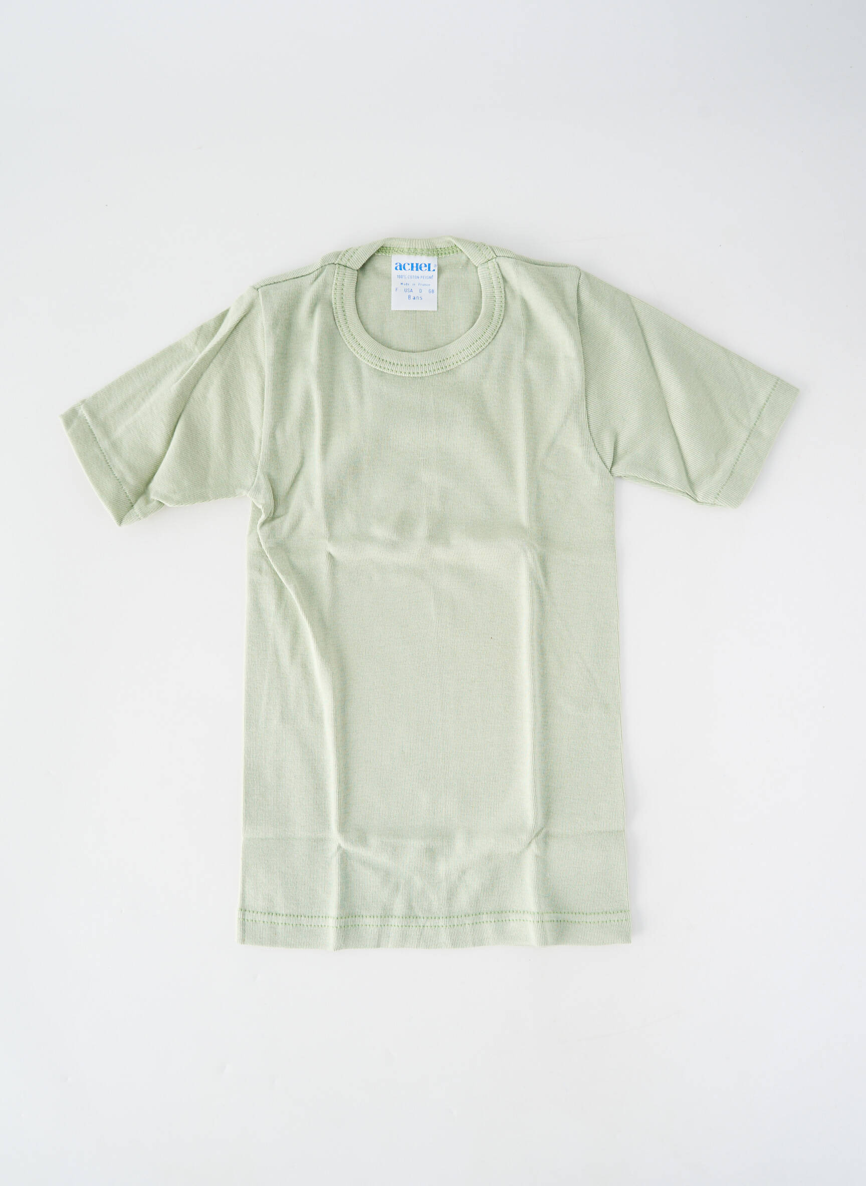 Tricou elasticitate mâneci scurte verde ACHEL băiat