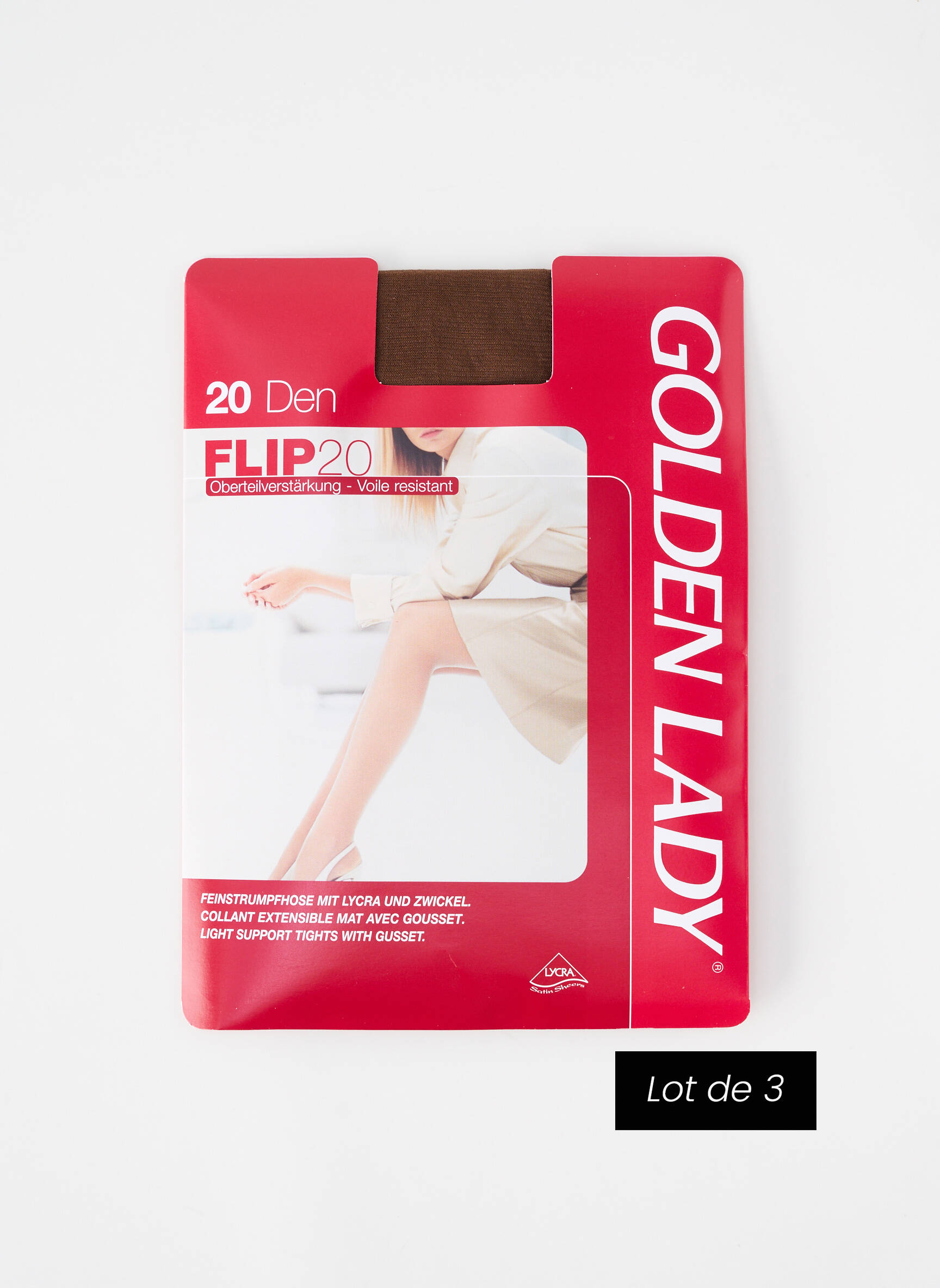Colanți elasticitate maro GOLDEN LADY femeie