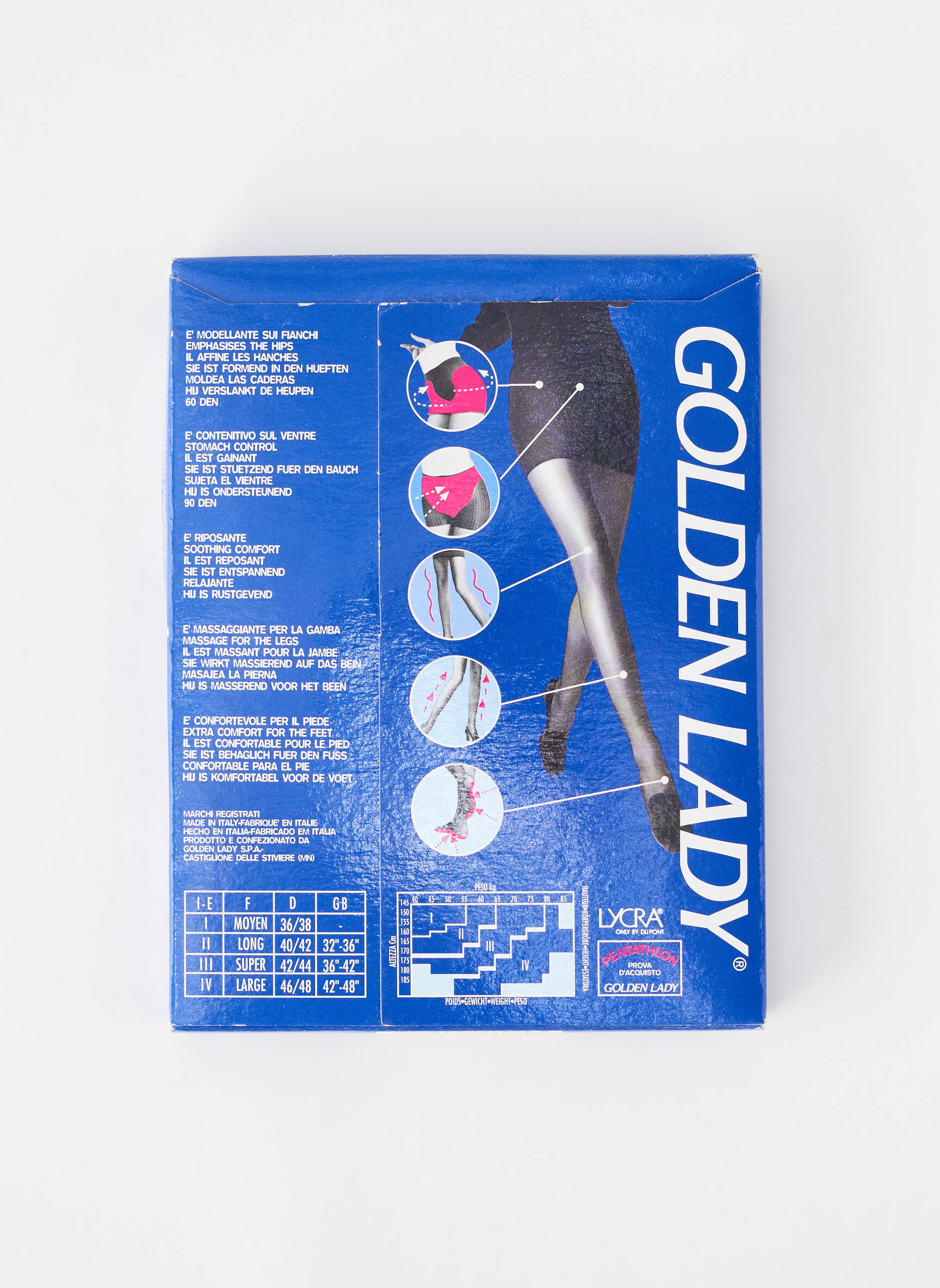 Colanți elasticitate maro GOLDEN LADY femeie