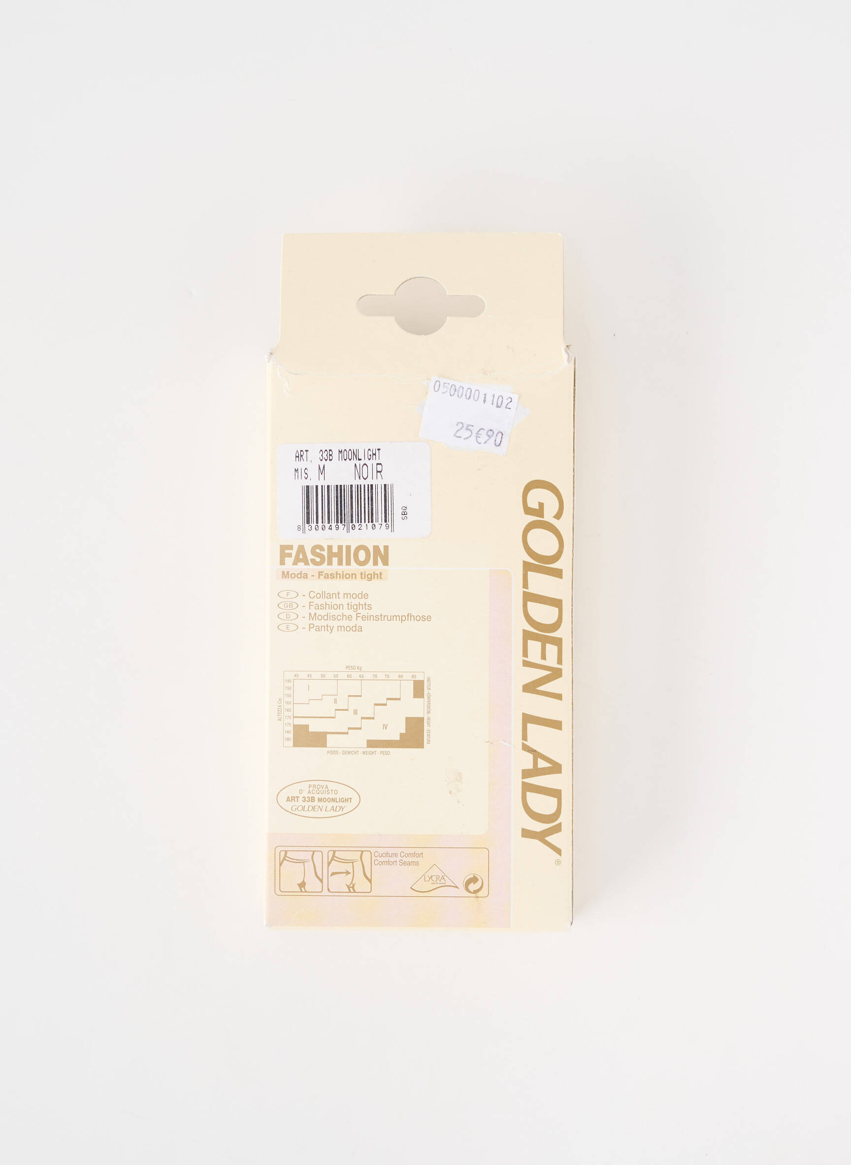 Colanți elasticitate negru GOLDEN LADY femeie