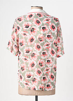 Cămașă imprimeu floral mâneci scurte portocalie PEPE JEANS femeie