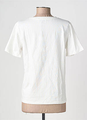 Tricou croială dreaptă mâneci scurte alb MOLLY BRACKEN femeie