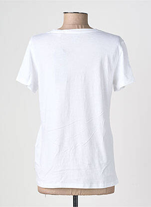 Tricou serigrafie flockată mâneci scurte alb LEVI'S femeie