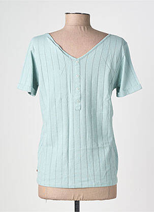 Tricou elasticitate mâneci scurte verde TBS femeie