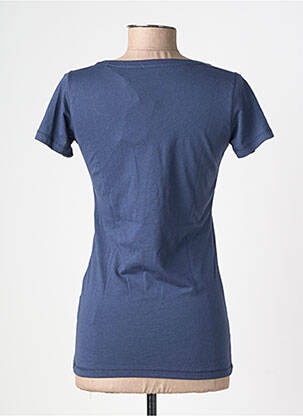 Tricou imprimeu fantezie mâneci scurte albastru PEPE JEANS femeie