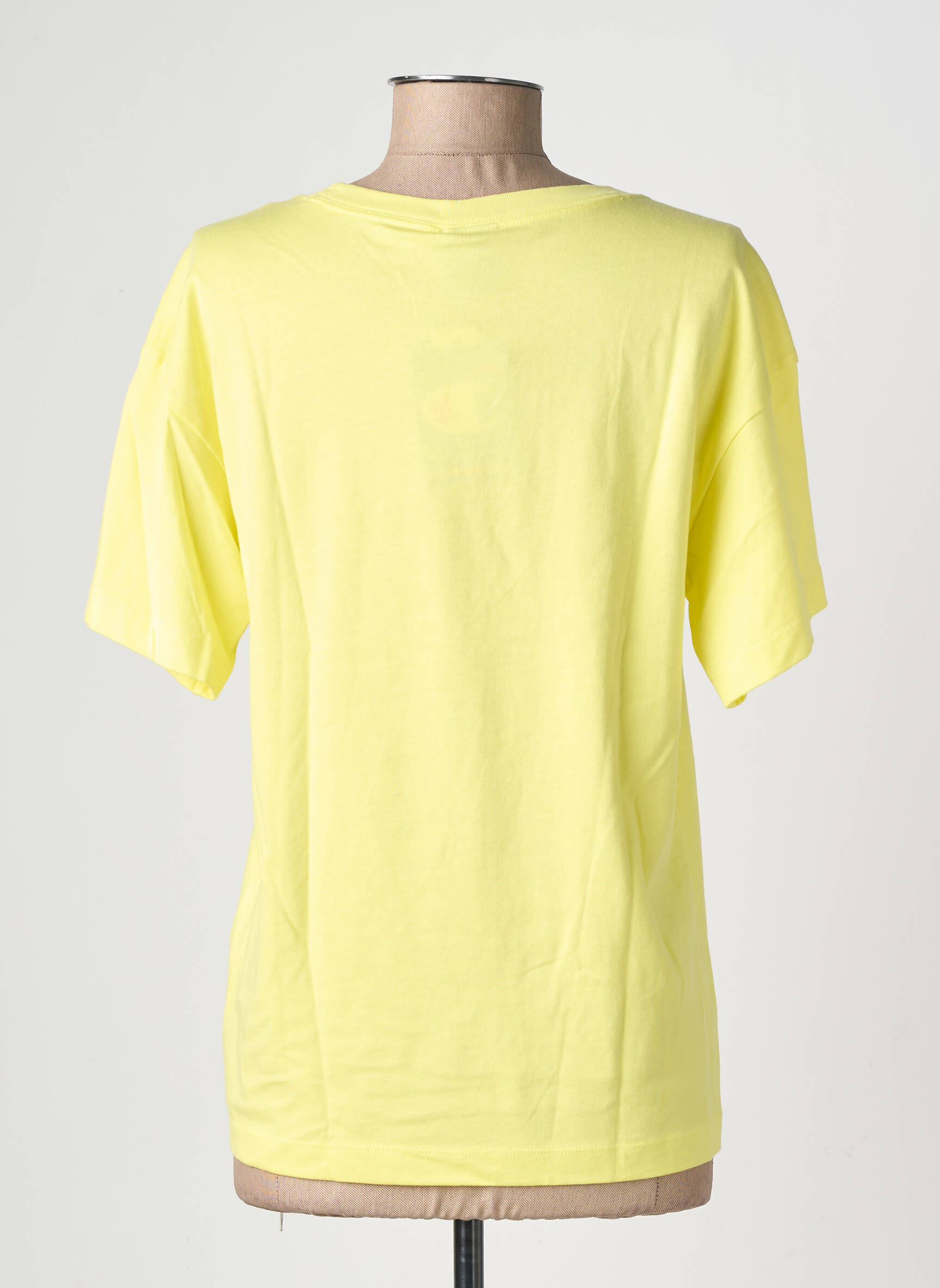 Tricou elasticitate mâneci scurte galben CHAMPION femeie