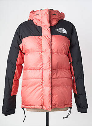 Geacă matlasată mâneci lungi cu glugă roz THE NORTH FACE femeie