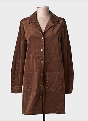 Jachete casual guler tip costum maro PEPE JEANS femeie