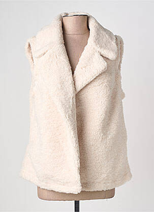 Jachete casual guler tip costum bej MOLLY BRACKEN femeie