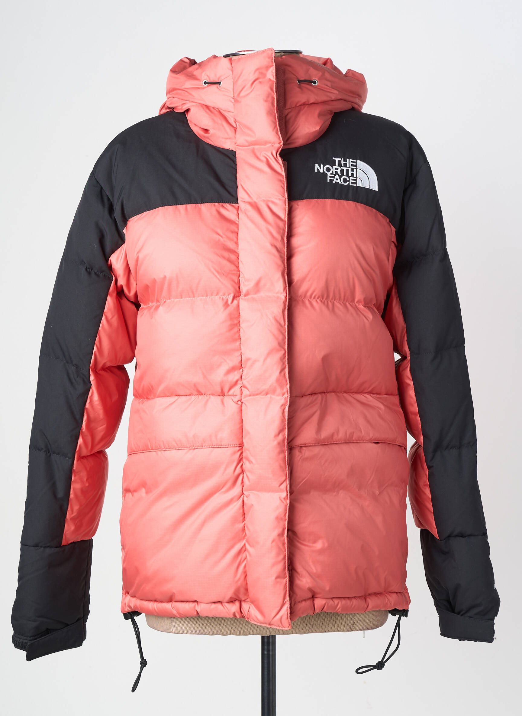 Geacă matlasată mâneci lungi cu glugă roz THE NORTH FACE femeie