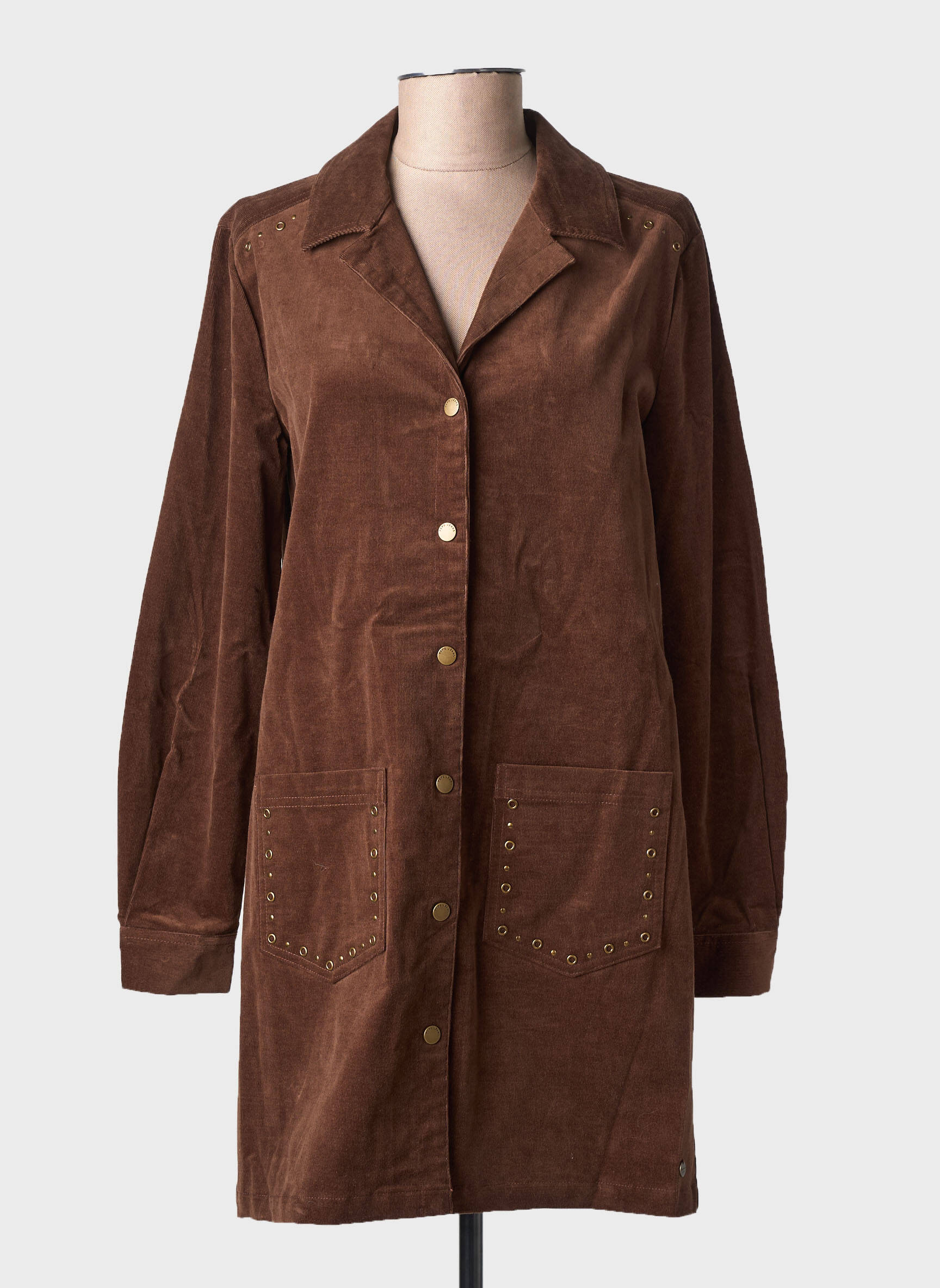 Jachete casual guler tip costum maro PEPE JEANS femeie